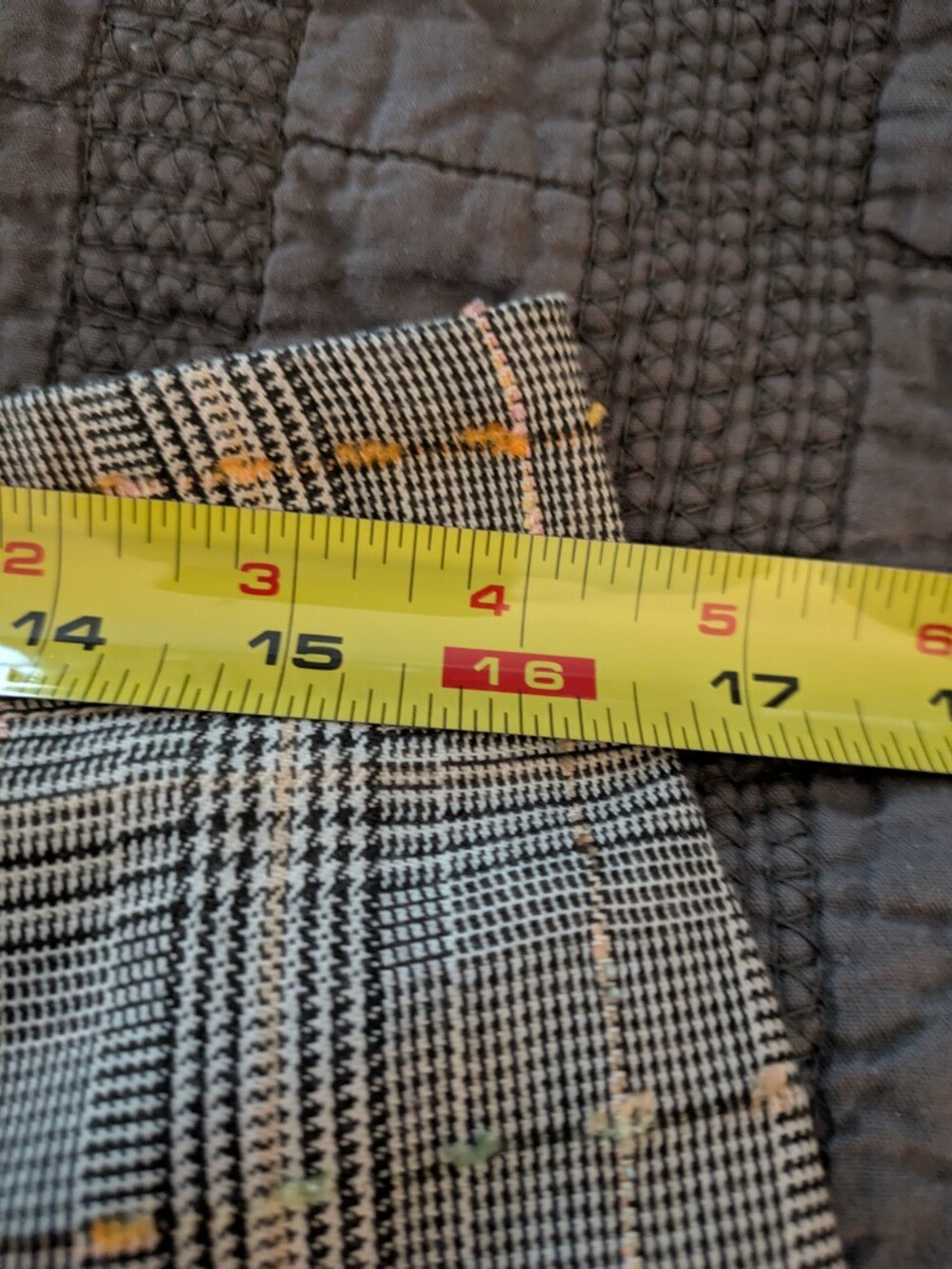 Anthropologie Roma Plaid Chenille Trousers - Picture 7 of 7